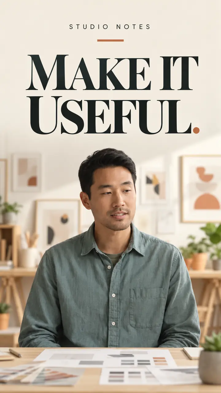 AI-generated cover: Make it useful, with the studio speaker